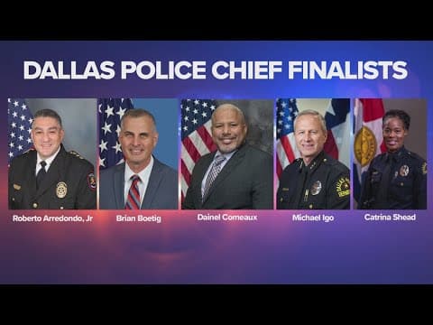 Five finalists for DPD Chief meet the public. Here's what they had to say