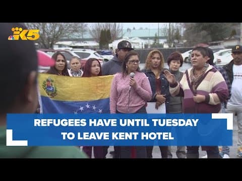 Refugees given Tuesday deadline to leave Kent hotel