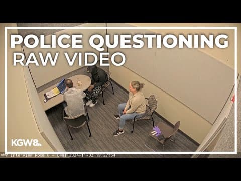 Police interview Vancouver Mall shooting suspect Travis Ward | Raw video