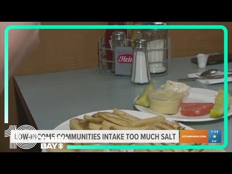 Study shows low low-income communities intake too much salt