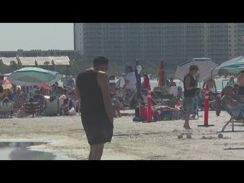 Increased law enforcement presence on Siesta Key as spring break continues