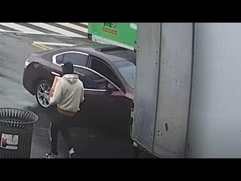 VIDEO: Cases of tequila stolen from DC delivery driver