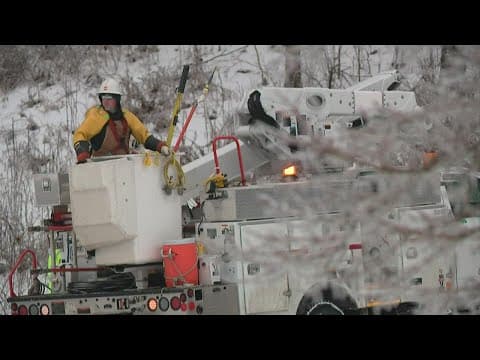 Winter storm causes power outages in Logan County