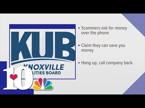KUB warns about new scam claiming customers can save money