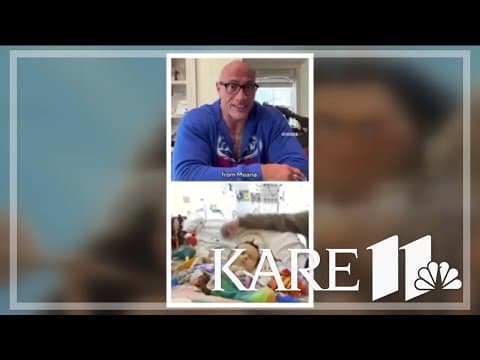 Dwayne 'The Rock' Johnson leaves meaningful Make-A-Wish gift for St. Paul boy