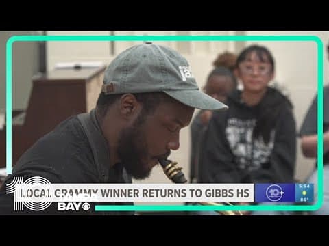 Local Grammy winner returns to Gibbs High School
