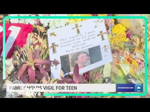 Family and friends hold vigil for Lithia teen