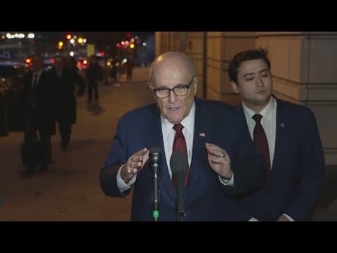 Former New York City Mayor Rudy Giuliani barred from practicing law in Washington D.C.