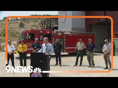 Colorado governor gives update on response to wildfires
