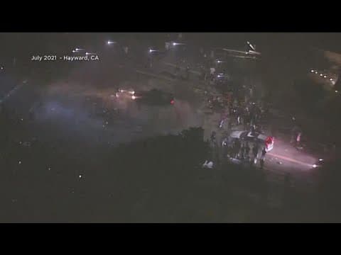 San Diego police crack down on illegal 'side shows' and street 'takeovers'