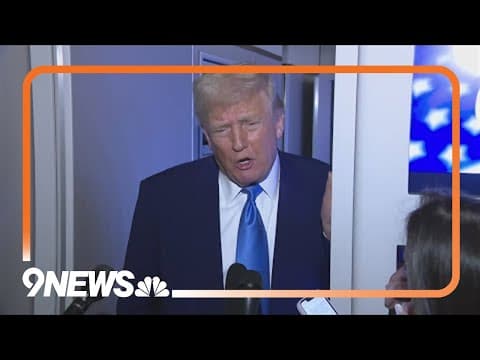 Trump says he's not backing down on tariffs