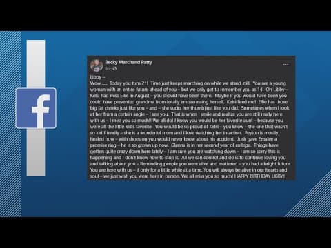 Marking what would have been Libby German's 21st birthday