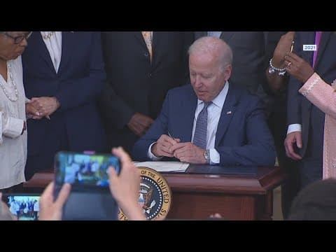 Former President Biden expected to attend Juneteenth celebrations in Galveston