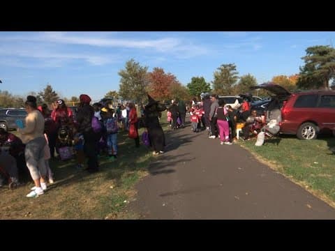 Trunk or Treat event run by youth, keeping them out of harm's way