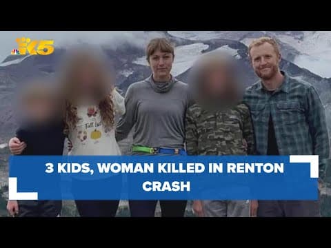 3 children, woman killed in Renton crash caused by 18-year-old, authorities say