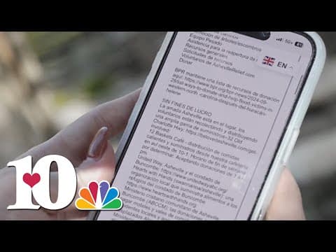 Asheville woman creates a list for those struggling to find resources after flooding