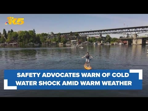Safety advocates warn of cold water shock ahead of warm weekend in western Washington