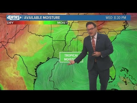 New Orleans Weather: Few wet days ahead before a weekend cold front