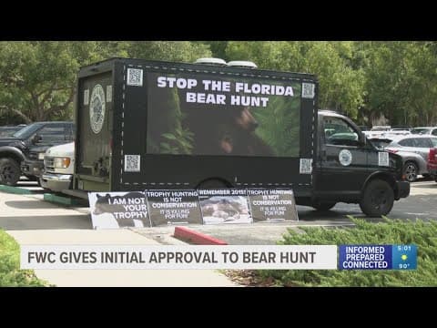 Florida Fish and Wildlife gives initial approval to bear hunt, eyeing December start date