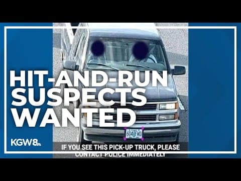 Salem police identified the suspects' car involved in a deadly hit-and-run on Wednesday