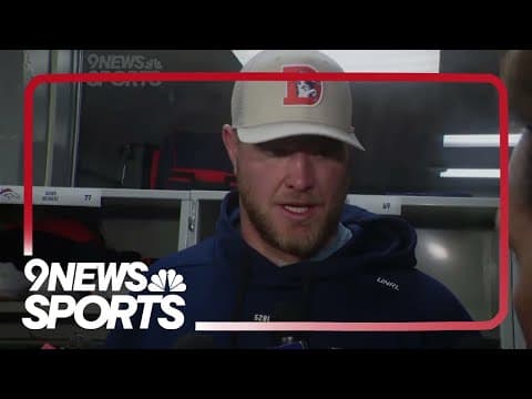 Broncos tackle Mike McGlinchey speaks after wild-card loss to Buffalo Bills