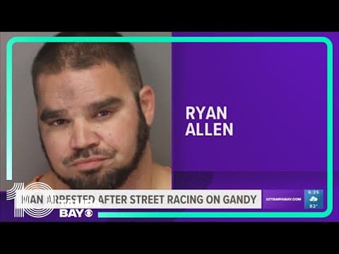 FHP: 1 person arrested after street racing on Gandy Bridge