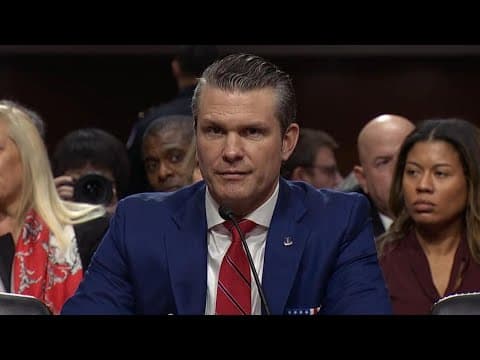 Pete Hegseth full Senate confirmation hearing for secretary of defense (Jan. 14, 2025)