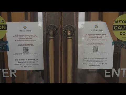 Smithsonian museums, National Zoo close as shutdown lingers