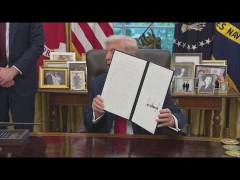 Trump signs executive order on TikTok
