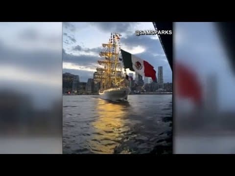 2 killed, several injured in Mexican naval ship crash into Brooklyn Bridge