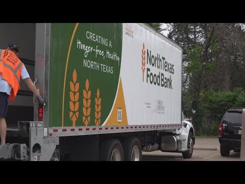 How much did the Nourish North Texas food drive raise?