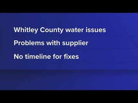 Multiple Kentucky locations seeing water issues tied to winter weather