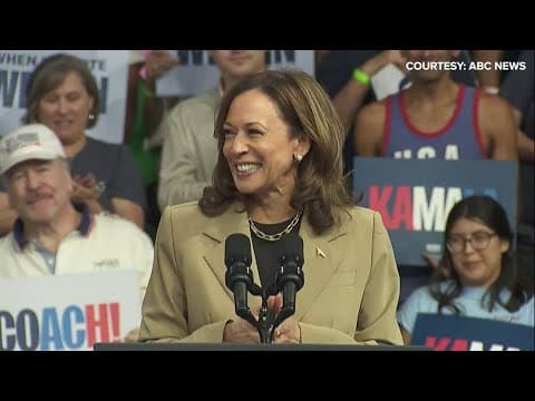 Kamala Harris speaks at campaign event in Arizona (August 9, 2024)