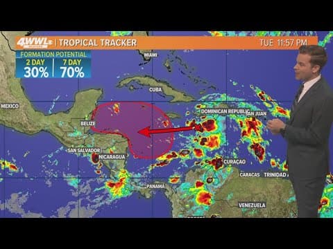 Tuesday 4am Tropical Update: Next named storm likely in the Caribbean this week