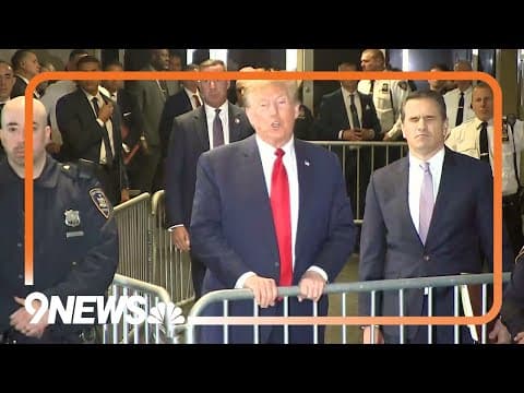 Donald Trump Leaves New York Court After Criminal Case Hearing