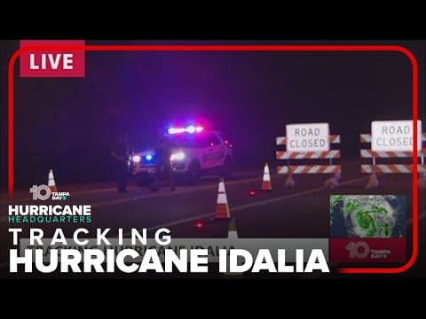 Hernando County authorities block roads leading to mandatory evacuation zones