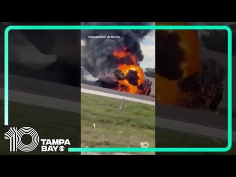 Small #plane crashes onto Southwest #Florida interstate, killing 2 people. #10tampabay #localnews