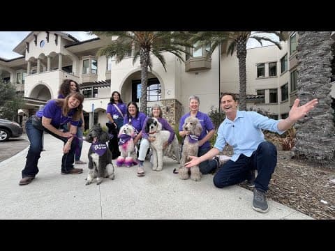 Poodles with a Purpose | 4 Paws of Love brings joy to seniors