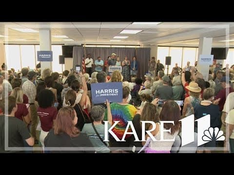 Governor Walz rallies supporters in St. Paul