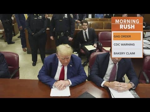 Former President Donald Trump's gag order tweaked