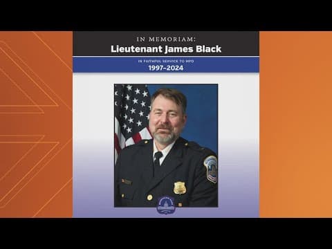 Road closures in place for MPD officer's funeral