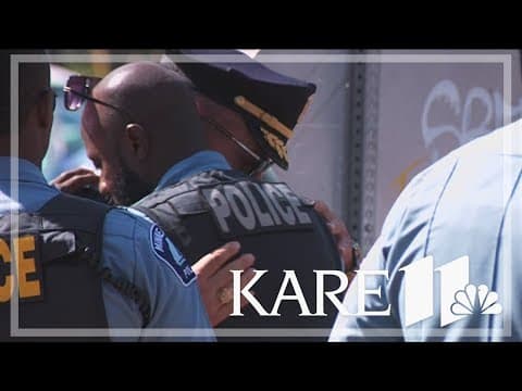 MPD officers gather to honor Jamal Mitchell