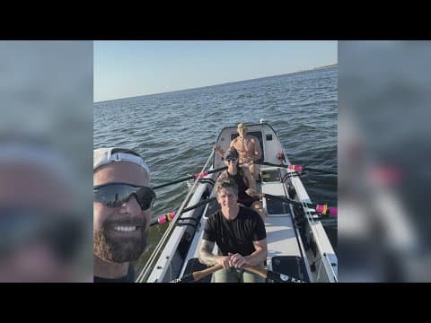 Saints Jimmy Graham training for 'Arctic Challenge'