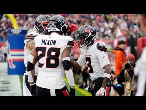 KHOU 11's Jason Bristol and Luis Ortiz are talking Texans following today's win over New England