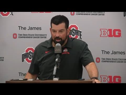 Ohio State head coach Ryan Day holds press conference | Aug. 21, 2023