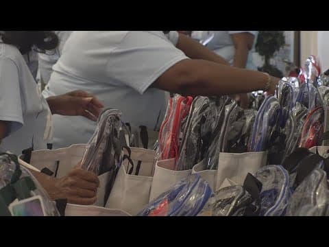 Group donates school supplies to families in need of help