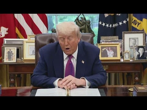 News conference: Trump announces 'Golden Dome' space missile defenses