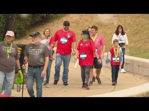 Hundreds walk along downtown Indianapolis canal in annual 'Walk to Save Lives'
