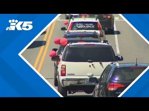 'Traffic jam for peace' rally hits Seattle streets, protesting gun violence