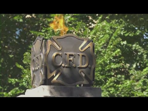 Firefighters gather at memorial in Columbus to honor nearly 30 lives